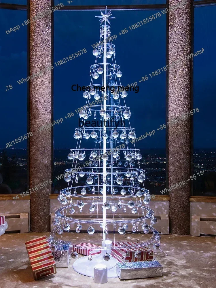 S7486 ss HJ Christmas Tree Luminous  Decoration Scene Layout  Decorations