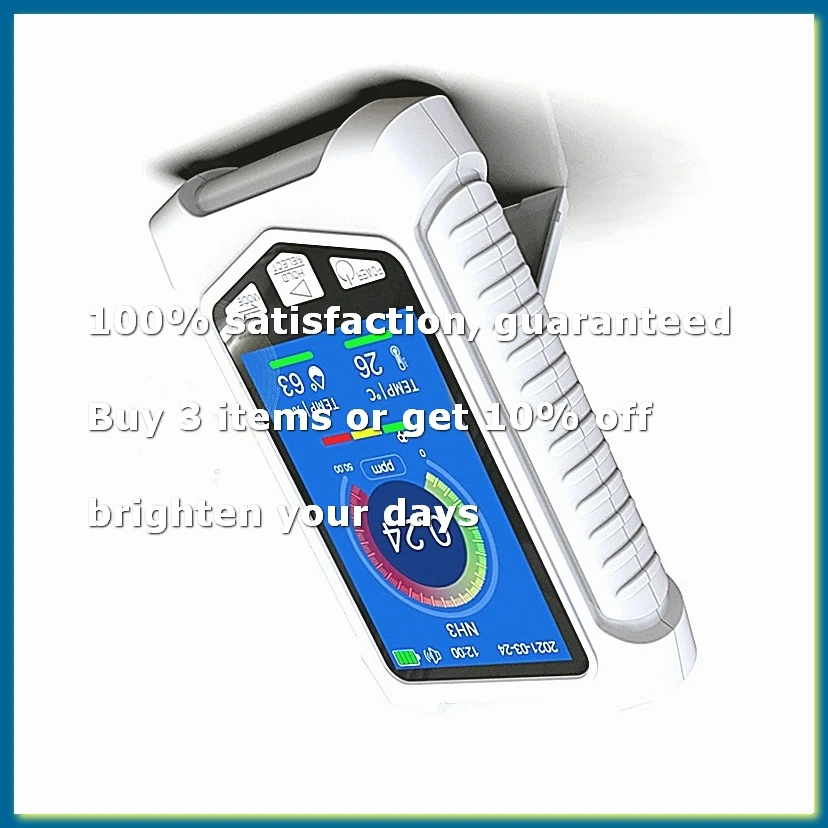 ●Air Quality Monitor, Ammonia Test Meter 3.5 Inch LCD NH3 Concentration Tester Ammonia Detector Ammonia Alarm Device