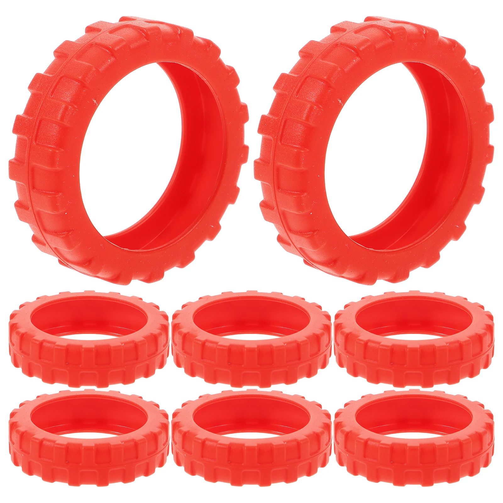 

8pcs Suitcase Wheel Protectors Non-slip Luggage Caster Covers Travel Soft Silica Gel Pads Floor Protectors Wear-resistant