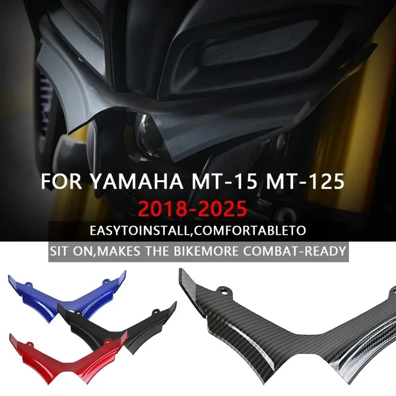 

For YAMAHA Motorcycle Fairing Accessories Lower Wing Cover Protector MT-15 MT-125 Deflector Nose Cone Wing Extension Cover Cowl