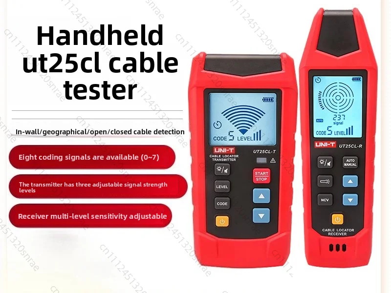 

Handheld Cable Detector Non-contact Electrical Line Finder Light and Dark Line Detector Network Cable