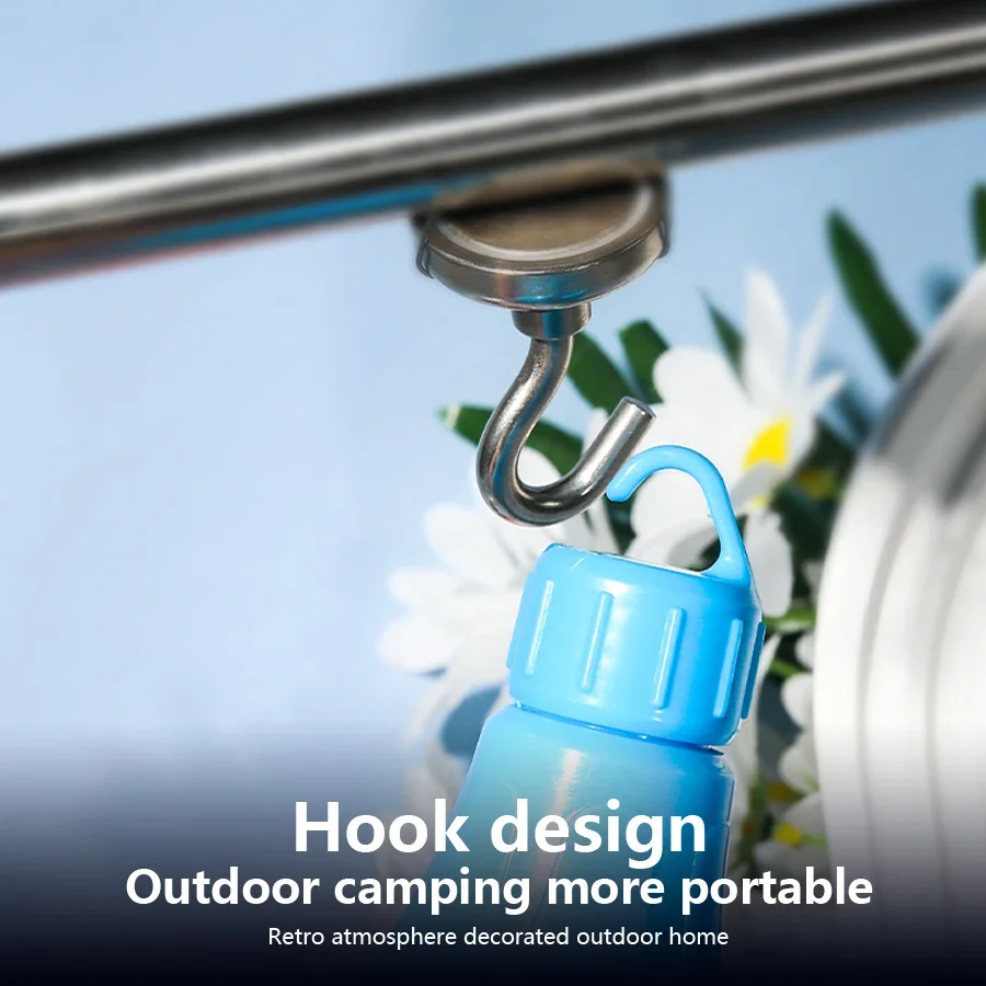 LY-V08 Portable Camping Tent Lamp 3 Modes LED Bulb With Hook Light Portable Lantern Outdoor SOS Camping Lamp Emergency Lighting