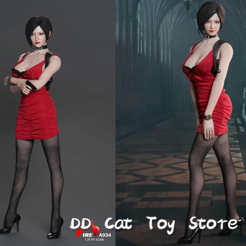 

In Stock Fire A034 1/6 Resident Evil Ada Wong Ada 1/6th Scale Mobile Female Action Figure Collectible Model Birthday Xams Gift