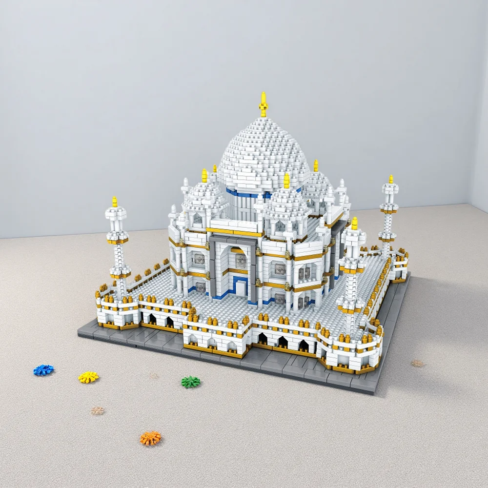 

Taj Mahal Building Blocks Model Kit, DIY World Famous Architecture Set, Creative Assembly Toy, Gift for Landmark Enthusiasts