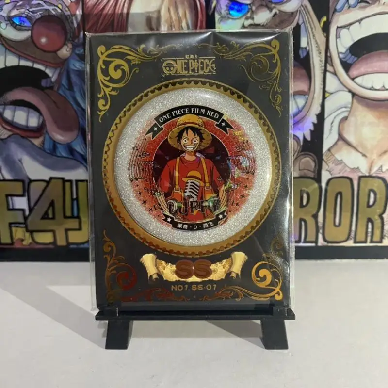 Anime One Piece Rare Sur Refractive Flash Cards Luffy Roronoa Zoro Shanks Sanji Toys for Boys Collectible Cards Birthday Gifts