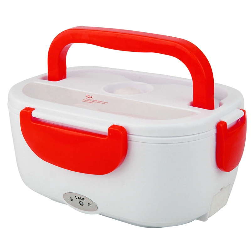 Plastic Electric Heated Lunch Box 12V 24V Car Truck Travel Outdoor Meal Heating Heater 220V 110V EU US Food Warmer Container