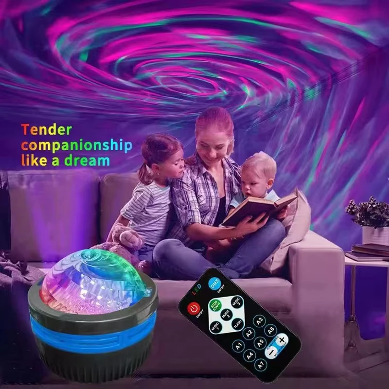 Galaxy Projector LED Night Light with Remote Control Colorful Star Sky Lamp for Bedroom Kids Room Party Home Christmas Decor