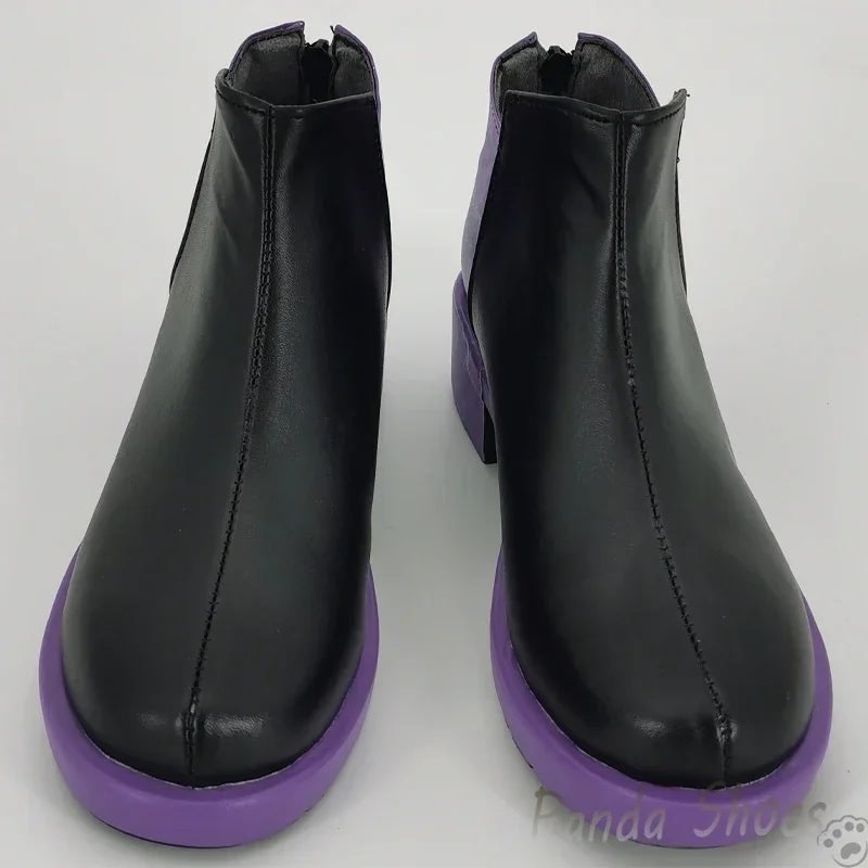 오마 코치치 단간론파 코스프레 신발 애니메이션 게임 코스 블랙 부츠 단간 론파 코스프레 의상 소품 신발 콘 할로윈 파티용