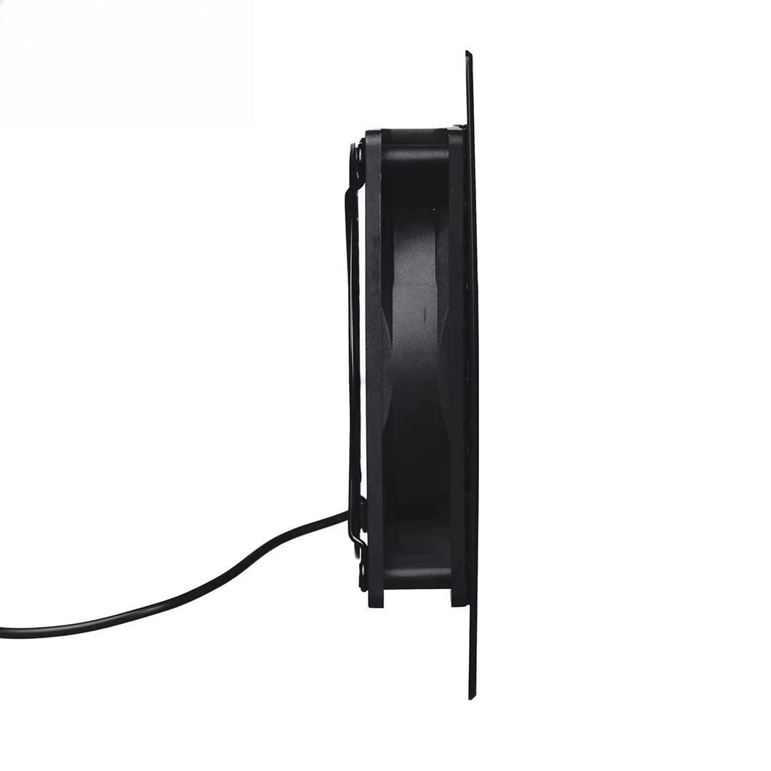 AC Unlimited Dual 12025 USB Speed Controller Mini Fan with Adapter Dual 120x12 0x 25mm 5V DC Cabinet Exhaust Cooling Fan