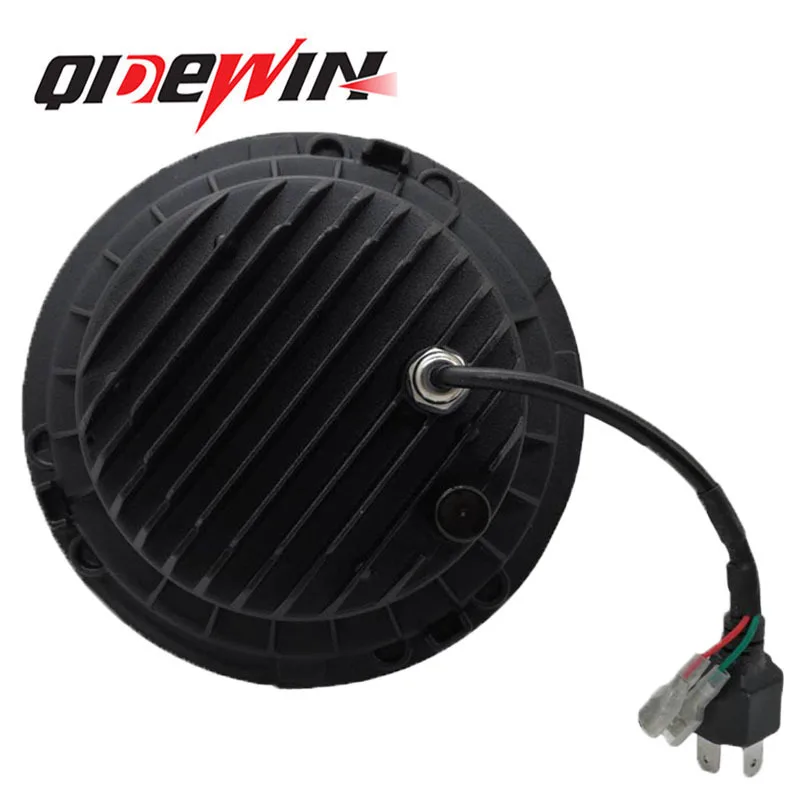 7 inch Wrangler car led headlights two-color angel eye Harley motorcycle modified spotlights