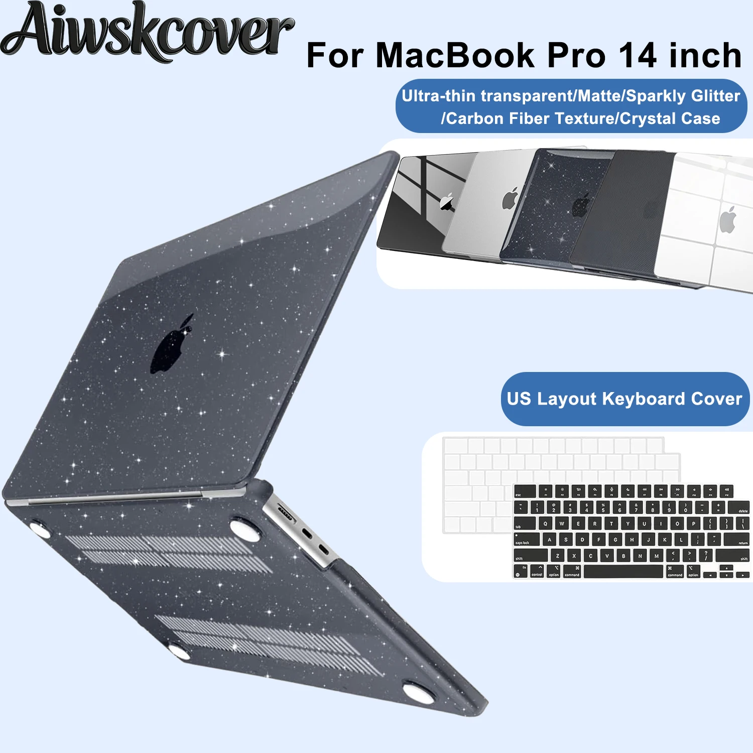 Hard Case For MacBook Pro 14 inch M5 2026 M4 2025 M3 M2 M1 2024-2021 A3427 A3426 A3434 A3112 A3185 A3401 A2918 A2992 A2779 A2442