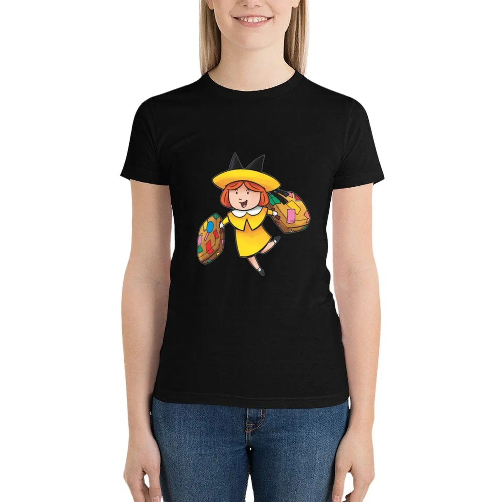 

madeline cartoon T-Shirt cute clothes plus size tops summer clothes for Women