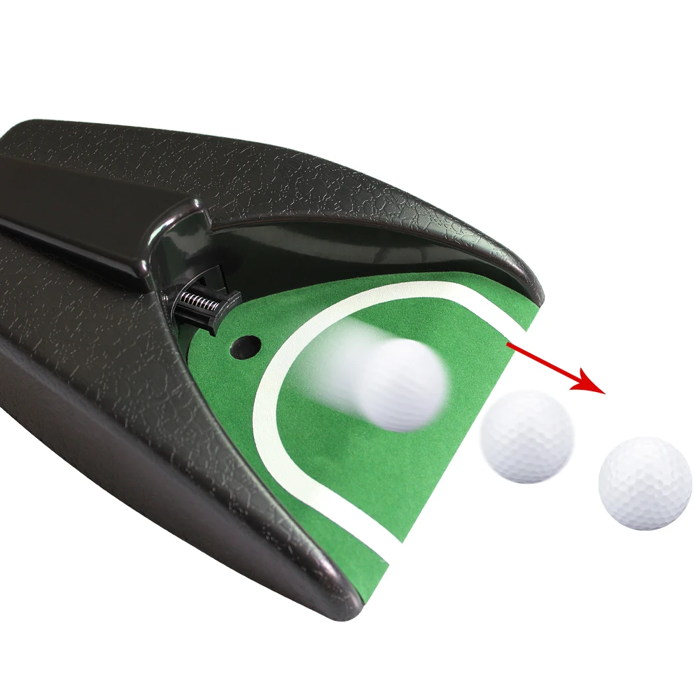 Golf Ball Return Exerciser Golf Ball Kick Back Automatic Return Putting Cup Device Practice Training Aids Drop Shipping