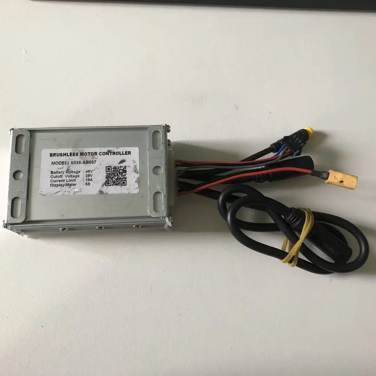 48V 18A Brushless Motor Controller X035-AB007 3S Protocol E-bike Controller For Electric Bicycle