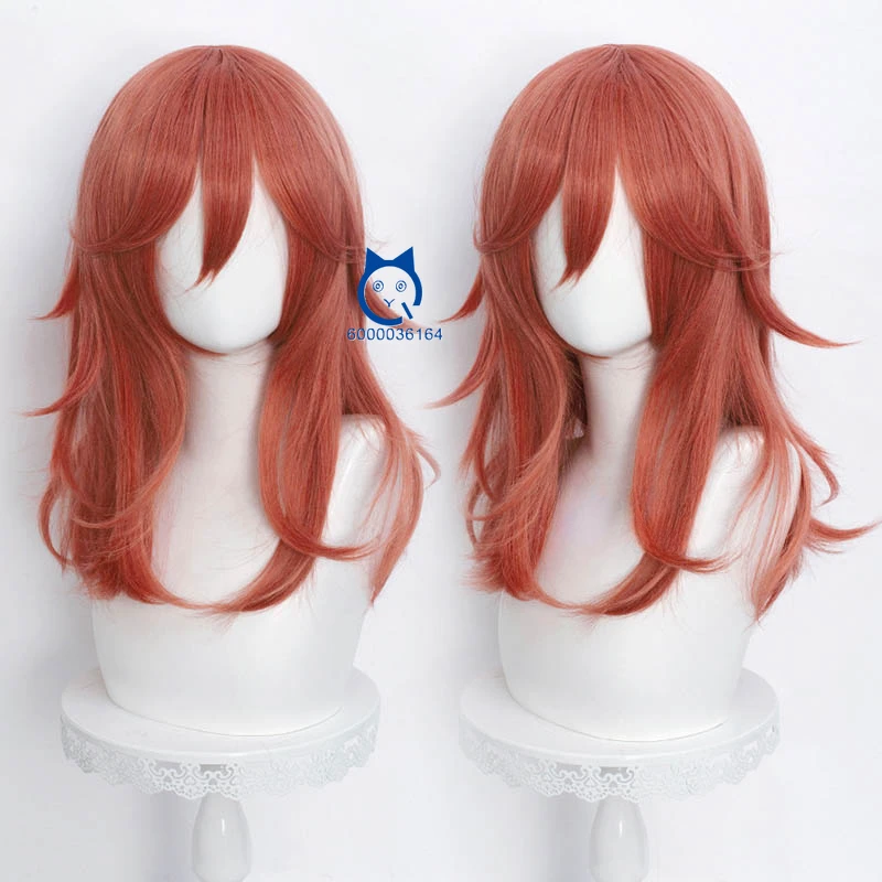 Chaiiinsaw رجل أنيمي الشيطان الملاك رائجة البيع تأثيري حليقة طفيفة ونكص من شعر مستعار مقاومة للحرارة الاصطناعية الشعر حفلة كوميك كون