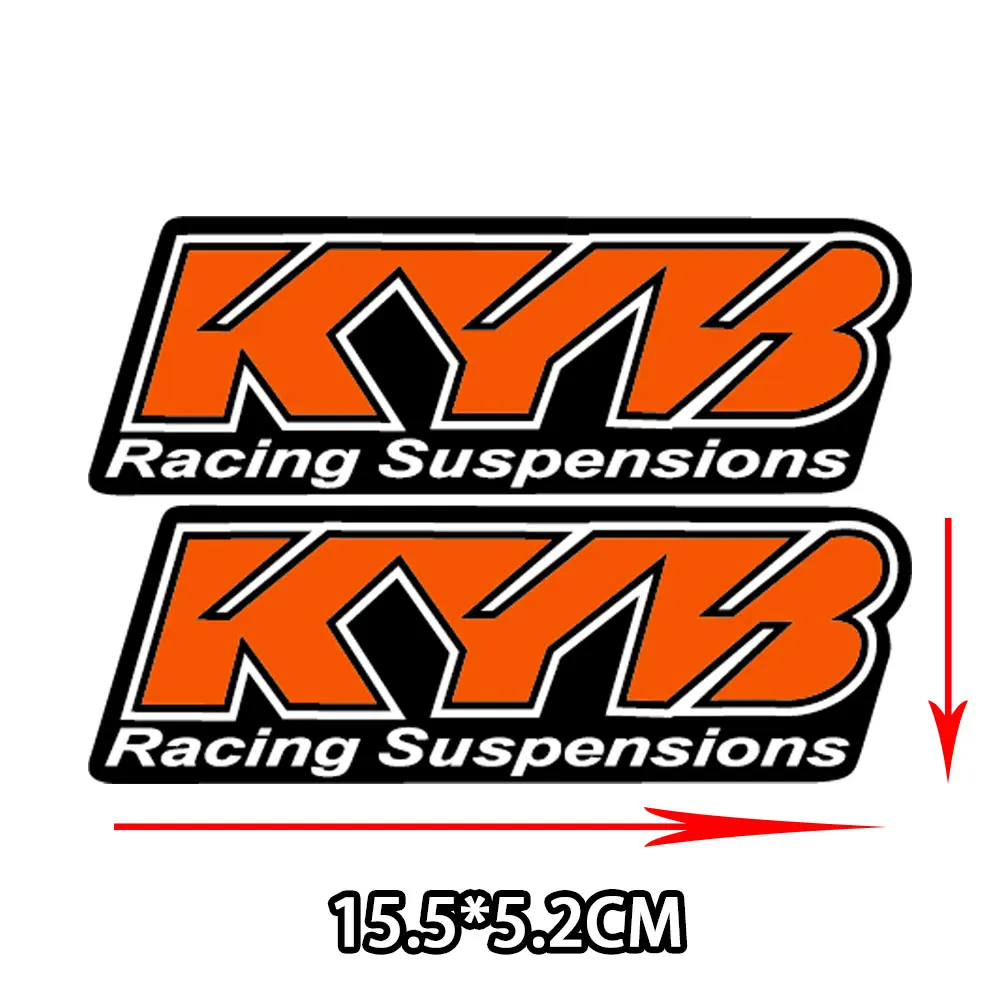 Reflective KYB Fork Sticker Suspension Shocker Damper Motorcycle Accessories Badge Decal for Duke KTM Kawasaki Benelli Yamaha image 5