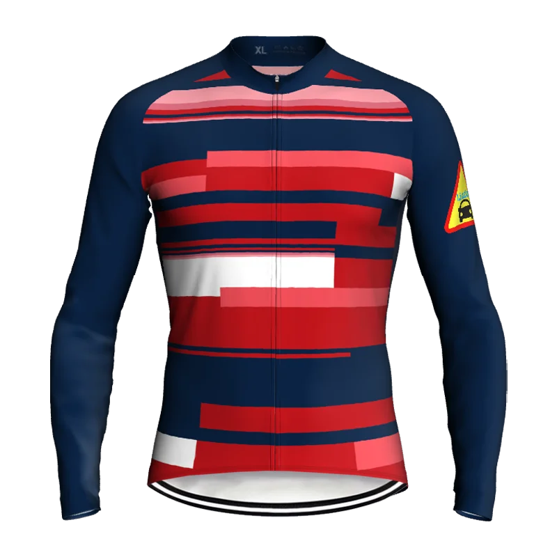 

Men Bike Wear Long Sleeve Shirt Road Top Bicycle Cycling Jersey Downhill Clothes Hiking Jacket Tights Anti-Sweat Quality Clothes