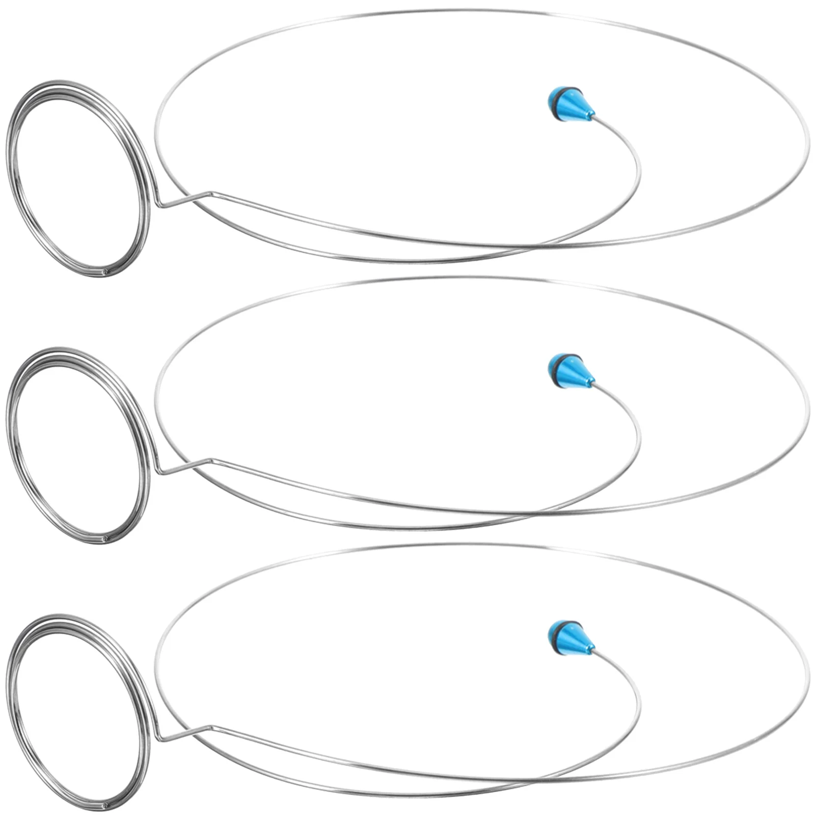 3 pezzi di lente d'ingrandimento per riparazione orologi, supporto per lente d'ingrandimento circolare in metallo, regolabile, durevole, filo di ferro, strumento essenziale per riparazione orologi