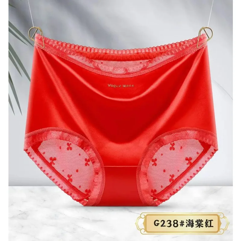 Ropa interior de encaje floral de talla grande, bragas cómodas de malla transparente para curvas para mujer, bragas de 100kg, calzoncillos suaves y transpirables