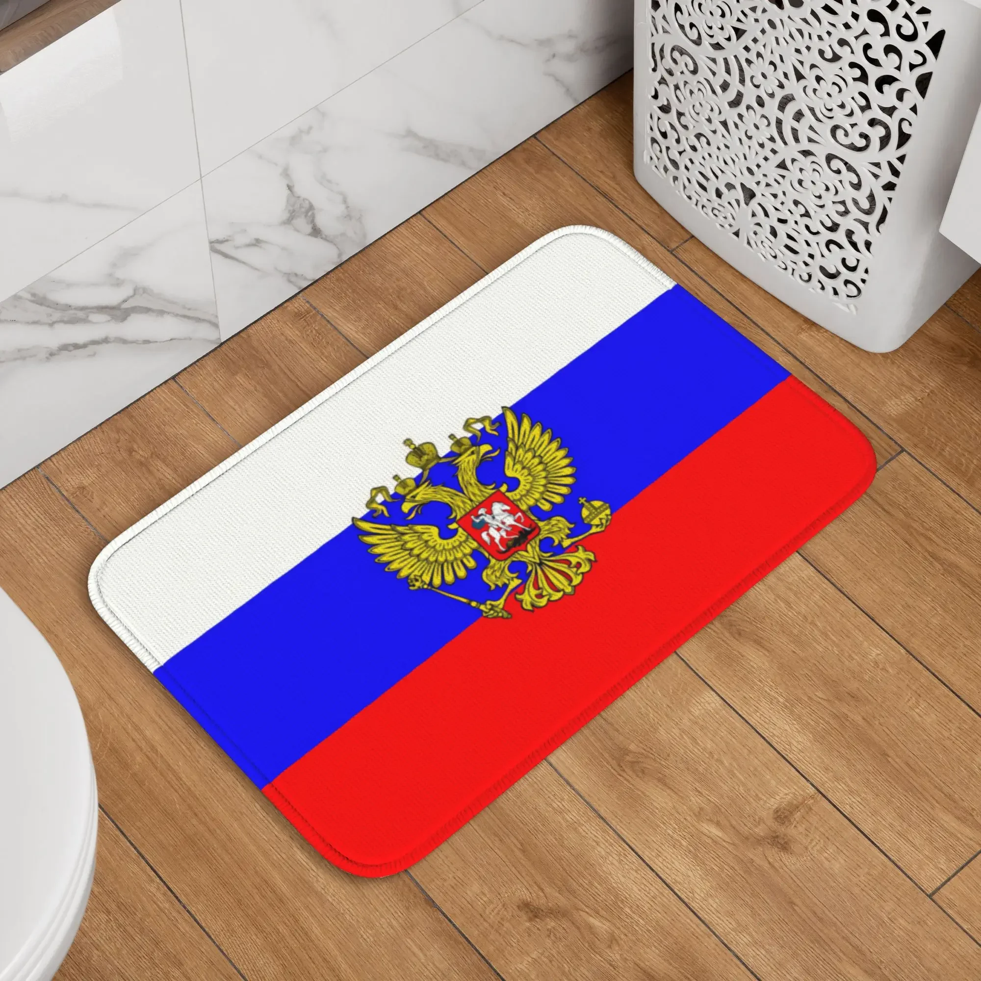 Custom Russian flag Doormat Non-Slip Entrance Kitchen Bath Door Floor Mats  Garden Rug Carpet Footpad