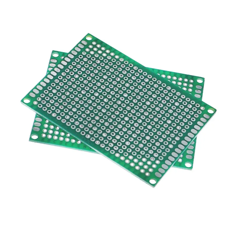 5/10pcs Bread Board Prototype Board Green Double Sided Circuit Boards 5*7 cm Prototype Universal FR-4 Glass Fiber PCB Board