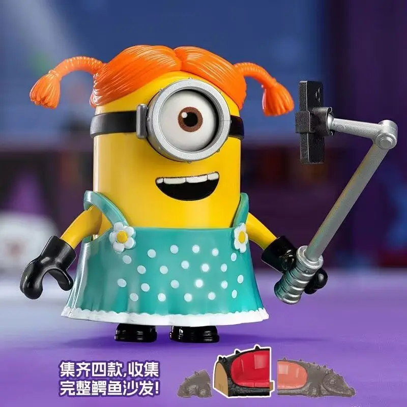 Blokees Despicable Me Minion dibujos animados versión mágica 2 celebración fiesta serie Kevin Carl Phil Stuart figura ensamblada juguete para niños