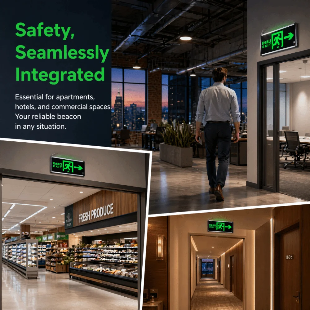 ไฟ LED ไฟฉุกเฉินทางออกฉุกเฉิน - Emergency Exit Sign บทวิจารณ์และราคา