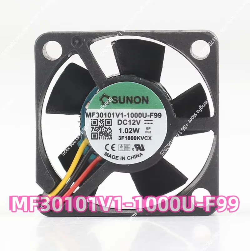 SUNON MF30101V1-1000U-F99 12V 1.02W 3010 30X30X10MM Small high speed silent micro Cooling fan