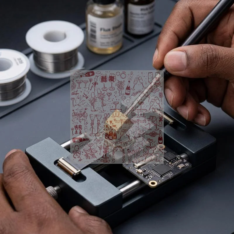 KY210 Soldering Tip For Mobile Phone Screen IC Transplant High Efficient Heat Conduction For 11 To 17 Series IC Repair Tools