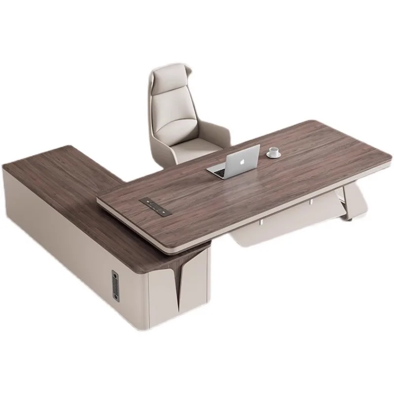 

Настольный светильник, роскошный офисный стол и стул высокого класса, сочетание простой и современный