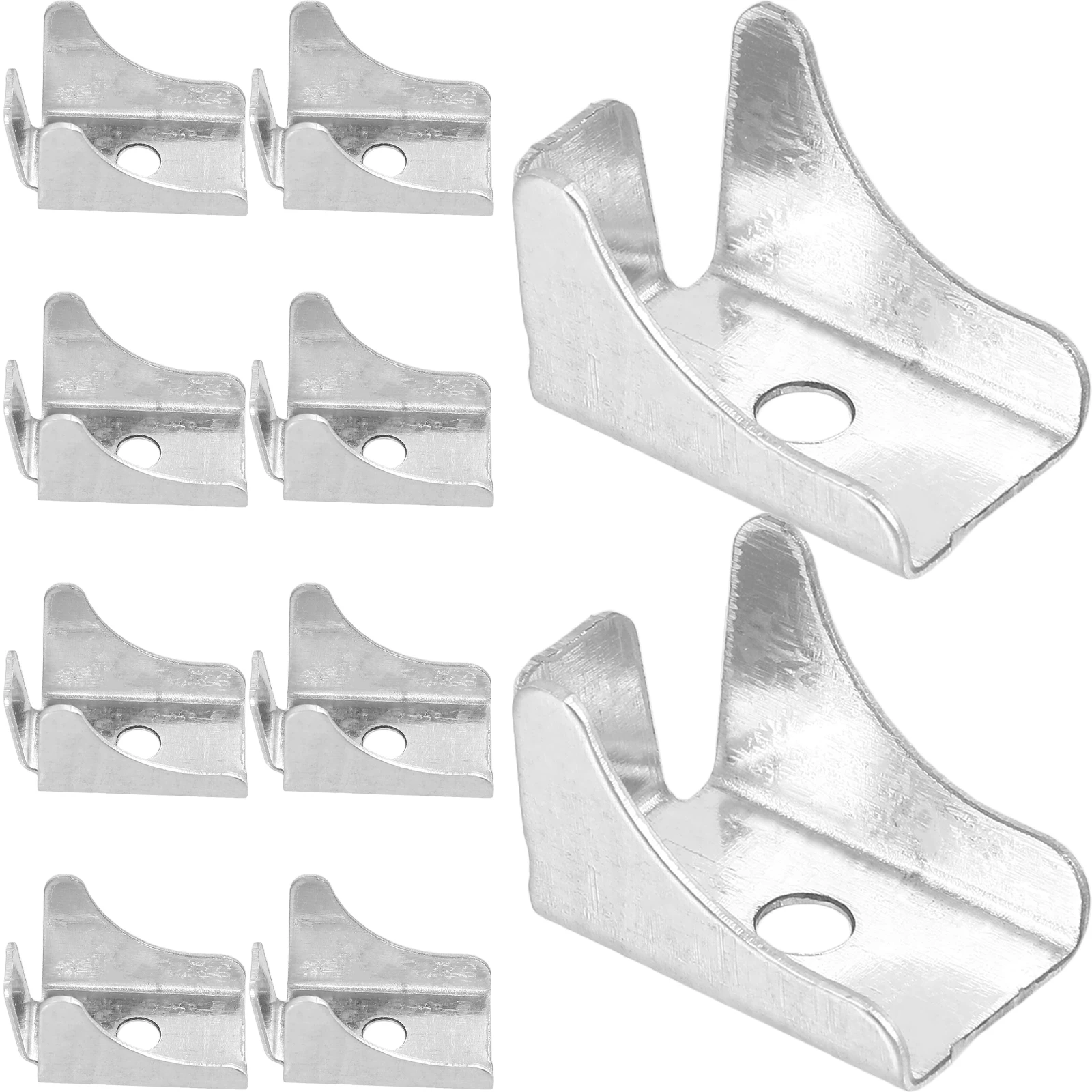 10 Uds. Clips de soporte para estante con hebilla para archivador de armarios de cocina, clavijas de Metal, Hardware, estantería, soporte de alambre para archivar