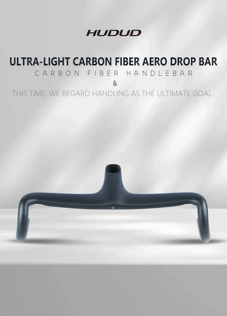 Aero Carbon Rennrad-Integrierter Lenker 340g Vollständige Interne Kabelführung 70mm Reach 110mm Drop 360-440mm OD1 IS52 Cockpit – Detail 3