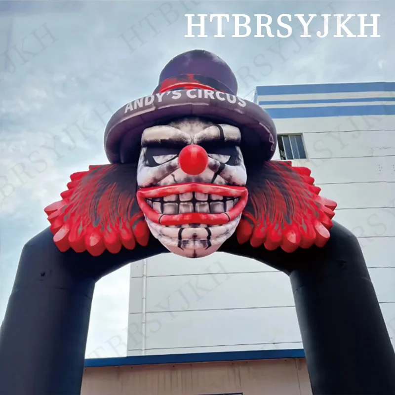 

Ugly inflatable clown head arch gas model Halloween inflatable Halloween Clown Arch event decorative advertising props