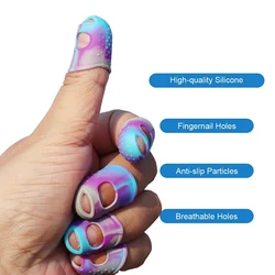 10/20 Pair Guitar Silicone Finger Cots,Wax Smoking Finger Cots,Heat Resistant, Scratch Proof, for Guitar And Manual Handling