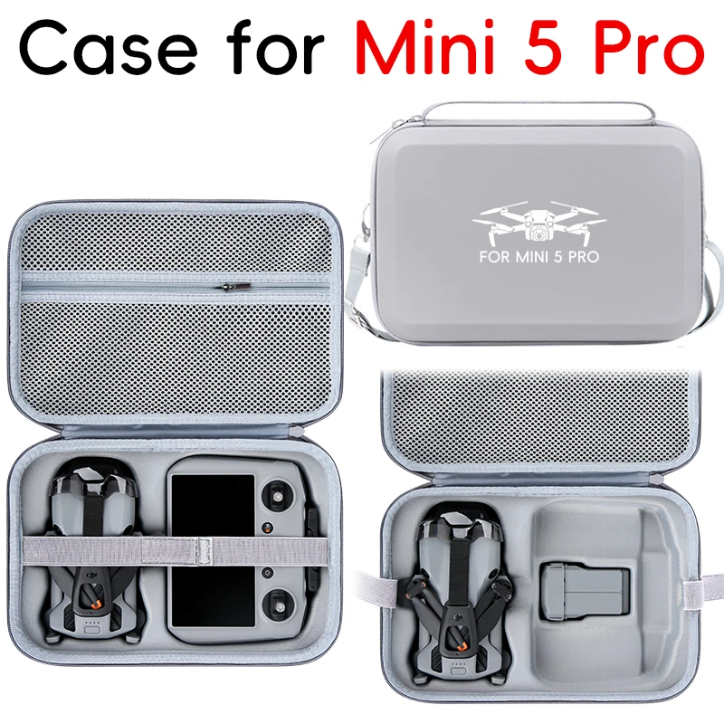 حقيبة تخزين الكتف لـ DJI Mini 5 Pro حقيبة حمل بطارية تحكم عن بعد بدون طيار حقيبة يد للجسم لملحقات DJI RC 2 #5