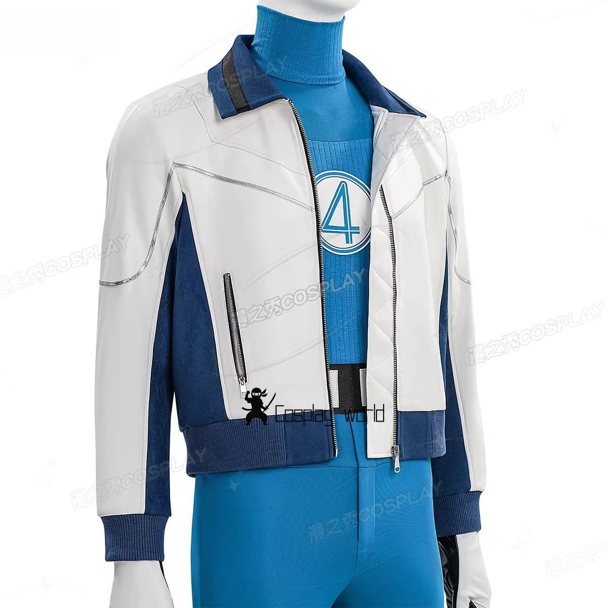 

Movie Reed Richards Fantastic Cosplay Costume Cos Jacket Bodysuits for Halloween Carnival Parties Stage Performance Jumpsuit