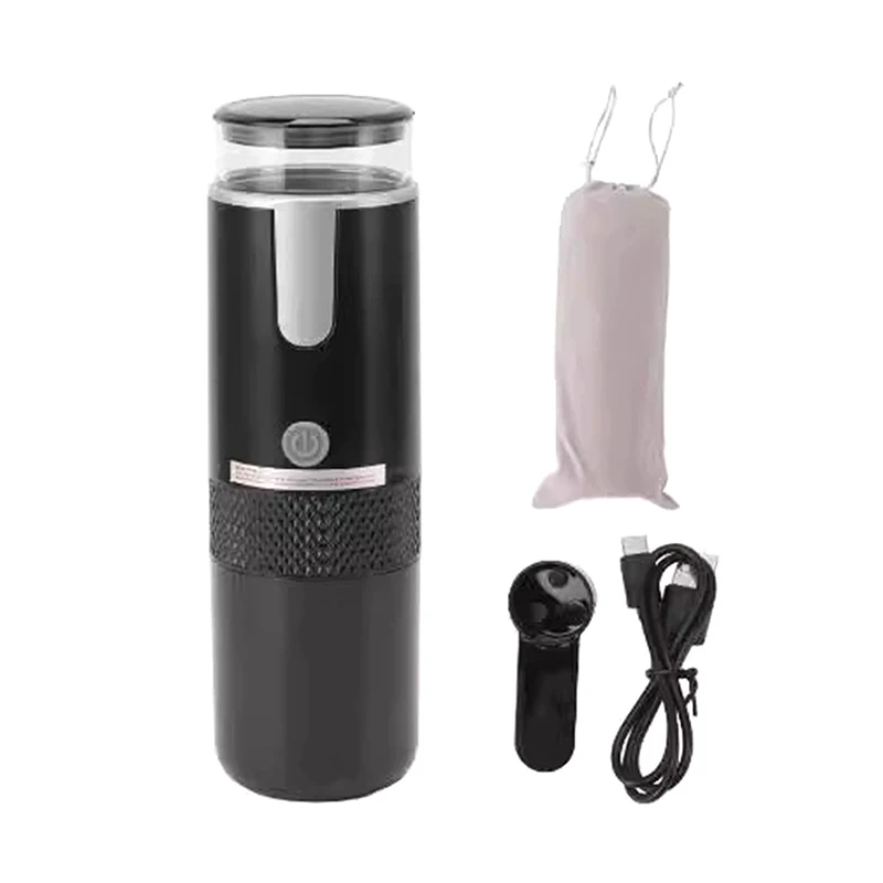 Portable Wireless Coffee Maker For K Cup Capsules Small Electric Coffee Maker One Button Operated For Camping Picnic Outdoor Use