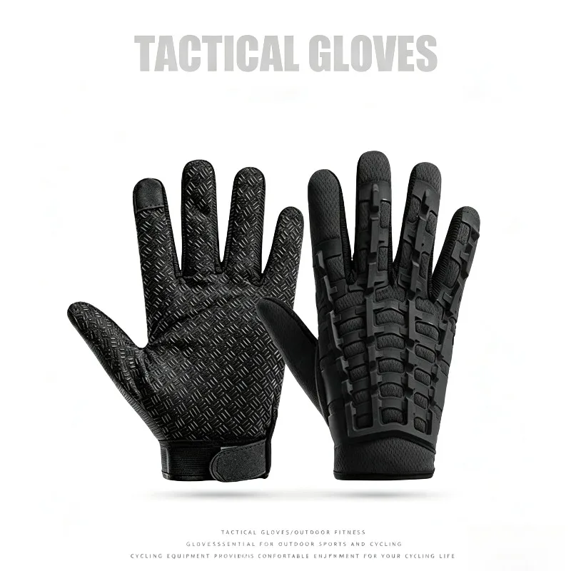 Motorradhandschuhe mit Touchscreen-Funktion, atmungsaktive Sommerhandschuhe für Motorradfahrer, Motorradhandschuhe mit vollen Fingern, Motocross-Handschuhe. – Detail 5