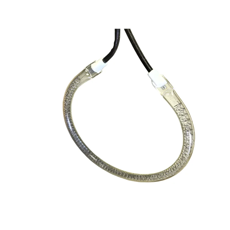 Oven Parts 220V 1300W 14cm Diameter Annular Round Halogen Heating Tube 1cm