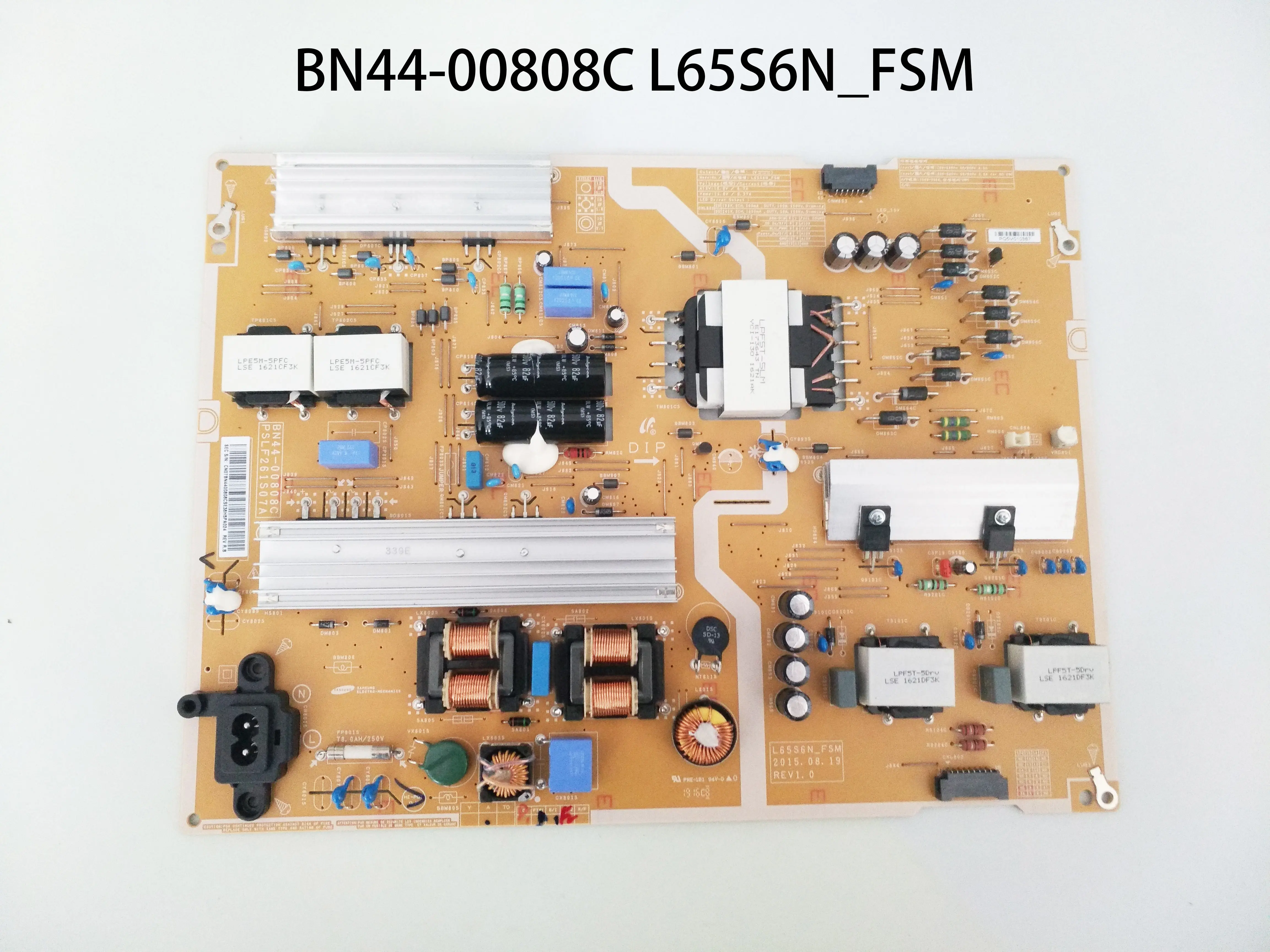 

New Power Supply Board BN44-00808C L65S6N_FSM is for UN55JU650DFXZA UN65JU670D UA65JU6800JXXZ UN65JU6500F UN65KU6500 UN60KU6300F