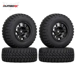110*48MM 108*42MM RC Car Rubber Tires Wheel Rim Set for 1/10 Short Course Truck ARRMA SENTON 550 MEGA XLH 9125 Traxxas Slash