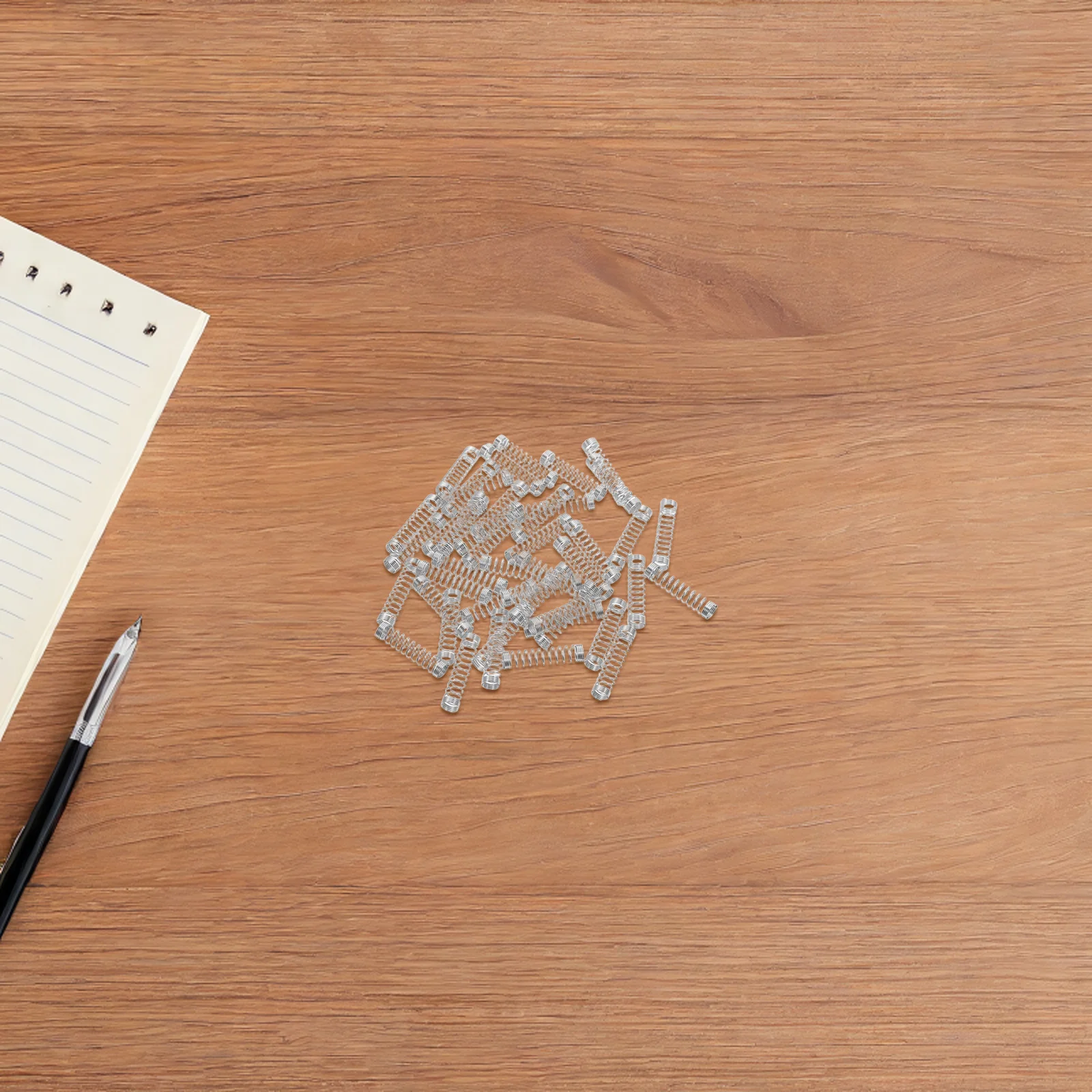 

50Pcs Ballpoint Pen Stainless Steel Small Compression Springs 0.4mm Wire Diameter 4.5mm Od 18mm Length Mechanical Compression