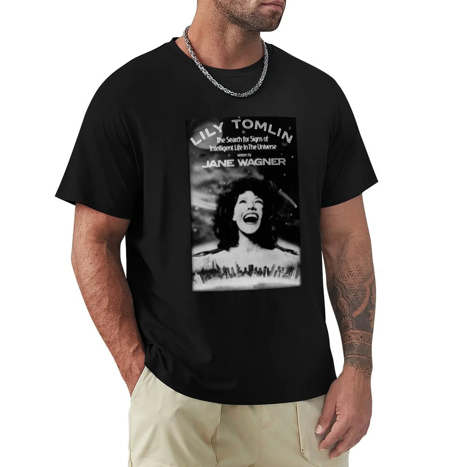 Lily Tomlin T-Shirt Daily Work Short Sleeve Top