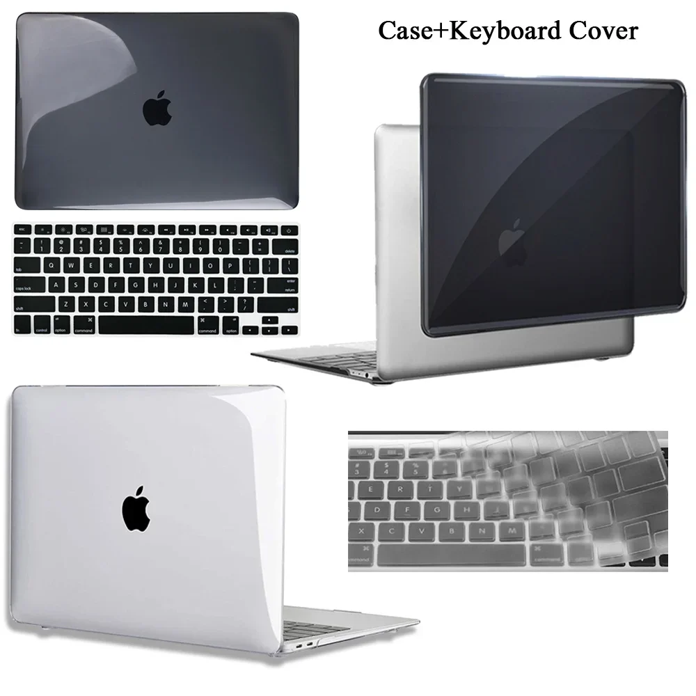 

Laptop Case For Macbook Air 13 Retina Pro 11 13 15 16 inch 2020 A2289 A2159 A1466 A2338 A1932 Hard Cover With Keyboard Cover