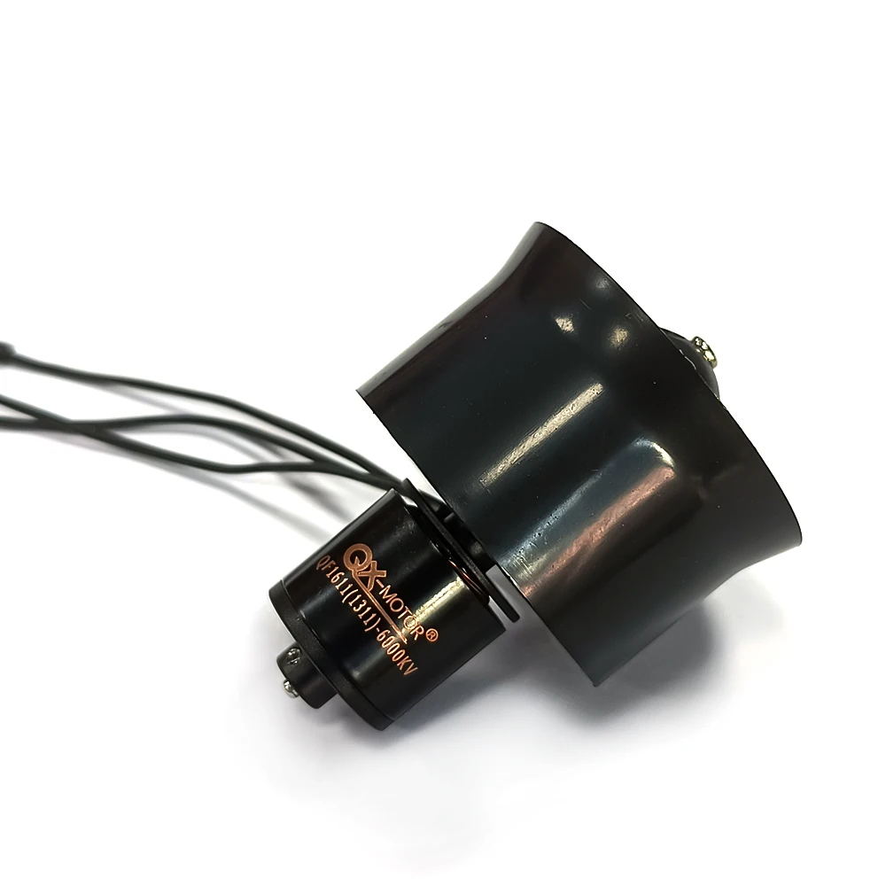 QX-Motor 30mm EDF 6 Blades Fan With QF1611(1311) 4000KV 5000KV 6000KV 7000KV 14000KV Brushless Motor For RC Drone Model Parts