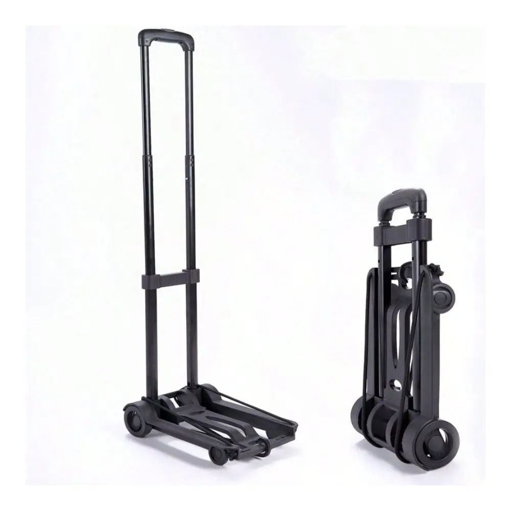 

Portable Luggage Cart With Handle Trolley Shopping Cart Hand Truck For Cargo Grocery Shopping Travel Organizer Multipurpose Uti