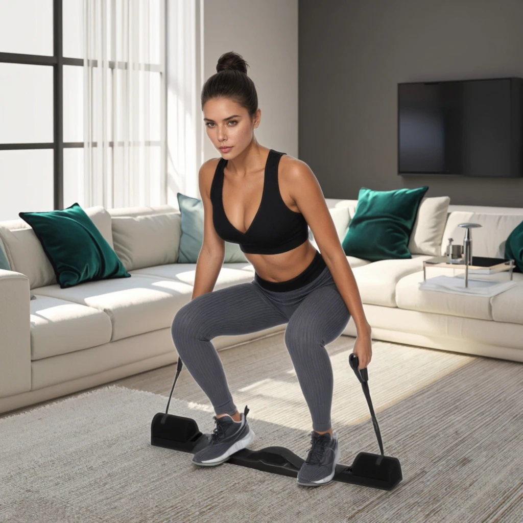 AM9 Portable Smart Electric Strength Trainer, Fitness Machine for Home, Hotel & Office