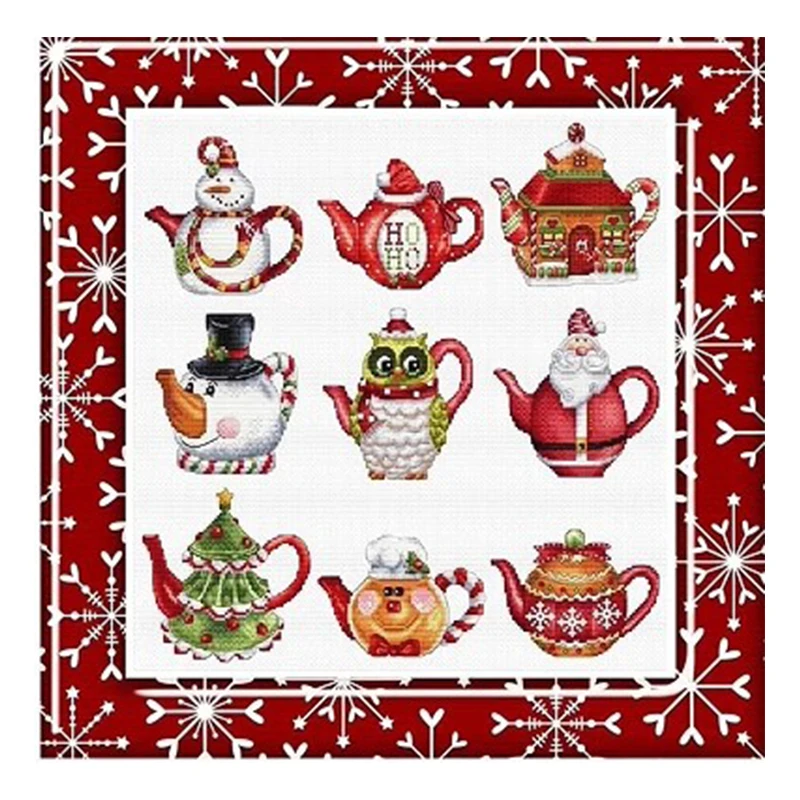 Image of 12814 Kreuzstich-Sets für Stickereien, Kreuzstich, Kreuzstich, komplettes Kit, Stich-Kreuzstich-Set, Nadel, Kunst und Handwerk