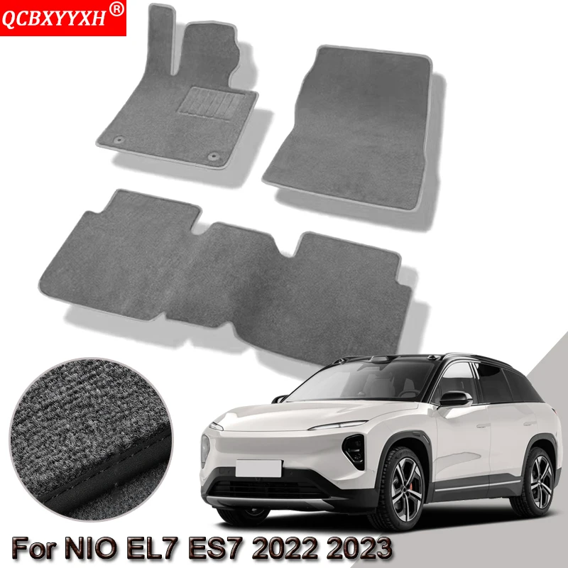 Custom Car Floor Mats For NIO EL7 ES7 2022 2023 Waterproof Non-Slip Floor Mats Internal Protection Carpets Rugs Auto Accessory