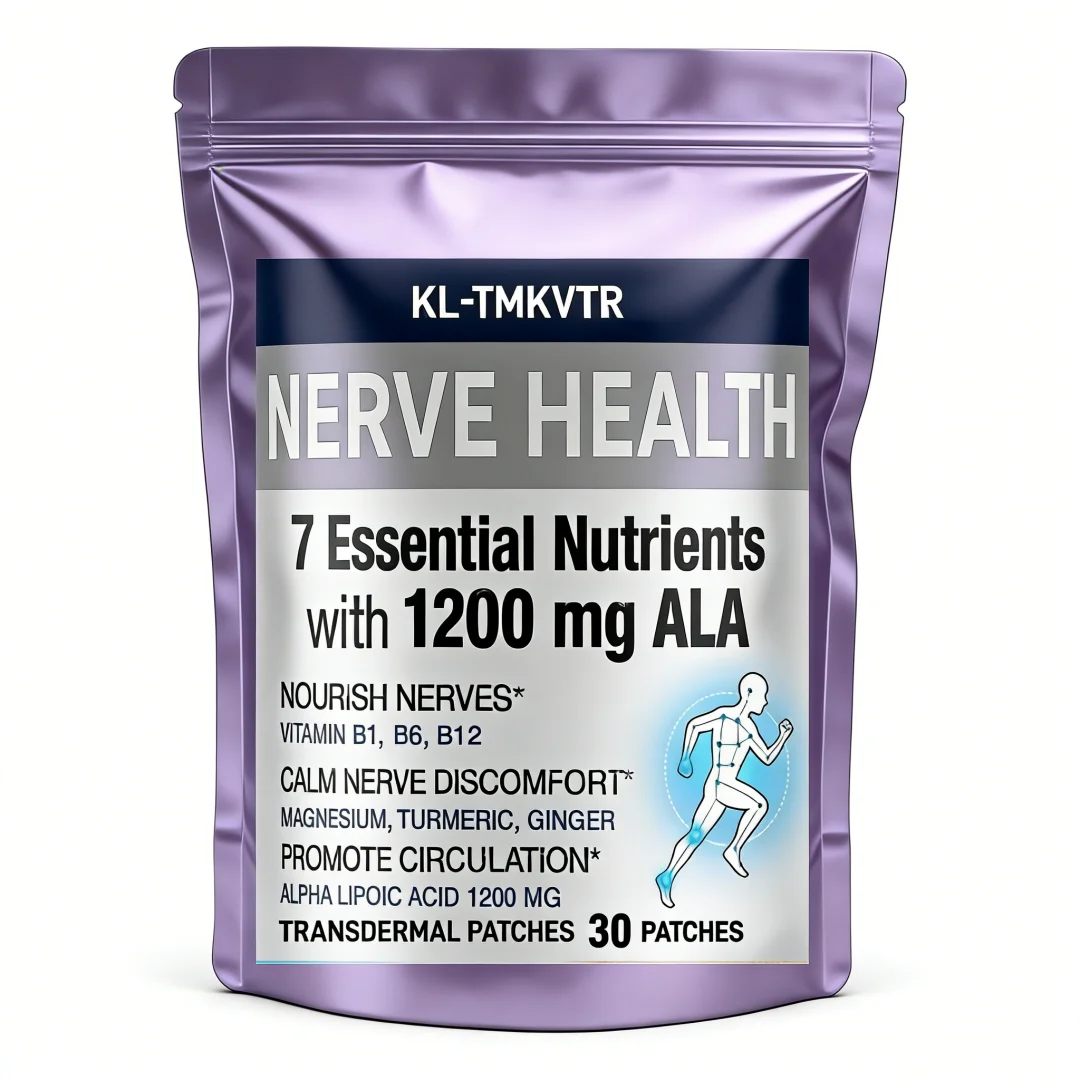 30 Patches Nerve Health Neuropathy Sciatica Support Transdermal Patches to Fortify Nerve Health and Function